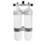 Double tank 2 x 7L, 140 mm, 232 bar, Eurocylinder, 60 mm tank bands, manifold, rubber knobs
