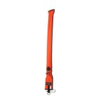 Halcyon Diver's Alert Marker, 3.3' (1 m) long, closed circuit, orange