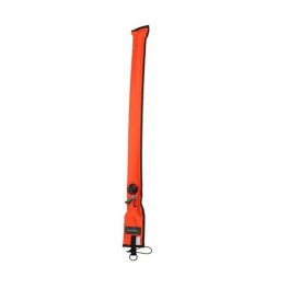   Halcyon Diver's Alert Marker, 3.3' (1 m) long, closed circuit, orange