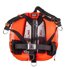   Tecline Donut 22 Special Edition orange, Carbon backplate with DIR harness and weight pockets
