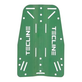 Standard backplate alu 3 mm, (0,85 kg) green
