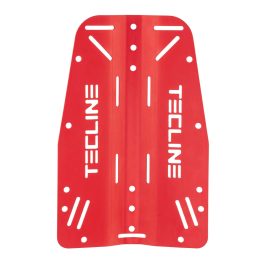 Standard backplate alu 3 mm, (0,85 kg) red