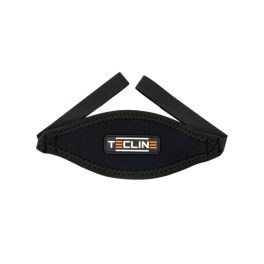Tecline Neoprene mask strap with velcro - TecLine logo