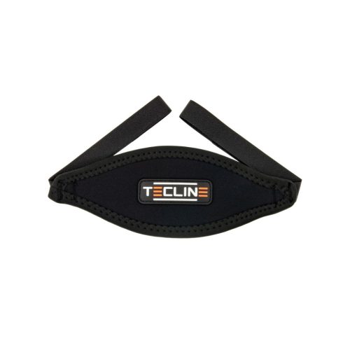 Tecline Neoprene mask strap with velcro - TecLine logo
