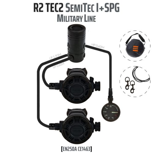Tecline Regulator R2 TEC2 rev. SemiTec I set with SPG - EN250A - Military Line