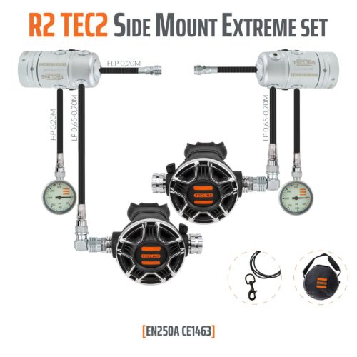 Tecline Regulator R2 TEC2 rev. Side Mount Extreme set - EN250A