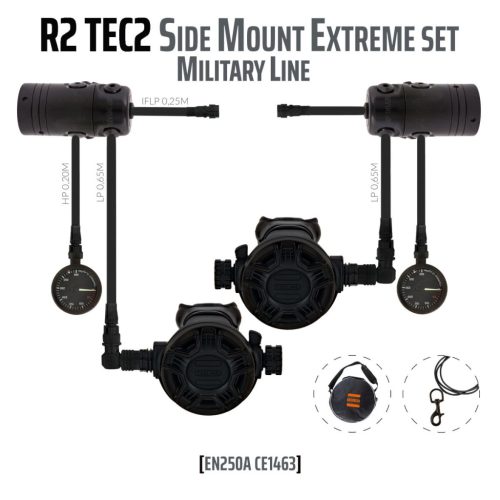 Tecline Regulator R2 TEC2 rev. Side Mount Extreme set - EN250A - Military Line