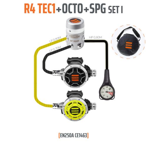 Tecline Regulator R4 TEC1 set I with octo and SPG - EN250A