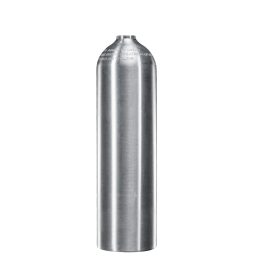 Alu tank 11,1 L 207 bar, Tecline, brushed (S080) - tank only