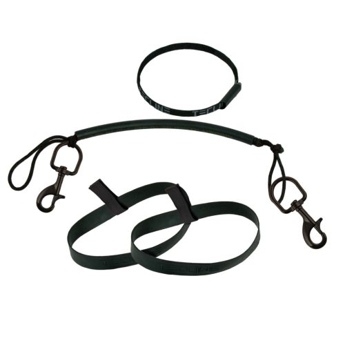 Stage rigging kit for 7L, 120 mm SS bolt snap, rubber bands