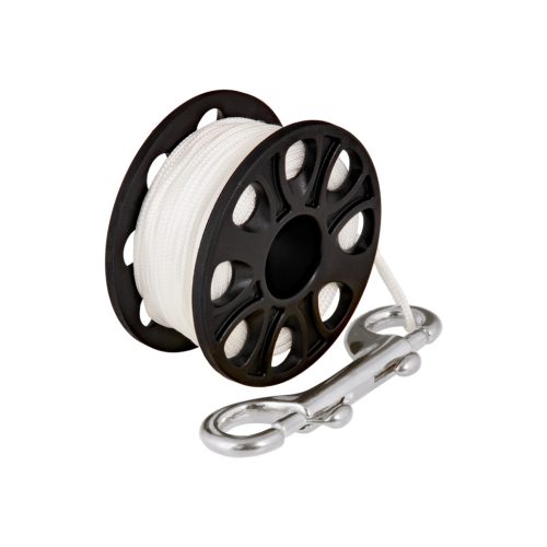 Tecline orsó rozsdamentes 100 mm dupla karabínerrel