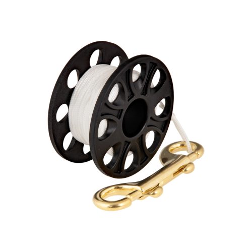 Tecline orsó 100 mm bronz karabínerrel