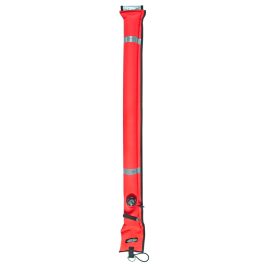   Tecline Closed buoy 11/117 cm, OPR valve, metal oral valve, with d-ring - orange