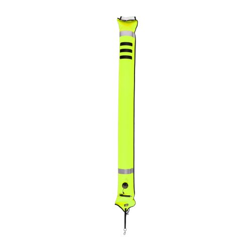 Tecline Closed buoy 22/180 cm, OPR valve, metal oral valve - yellow