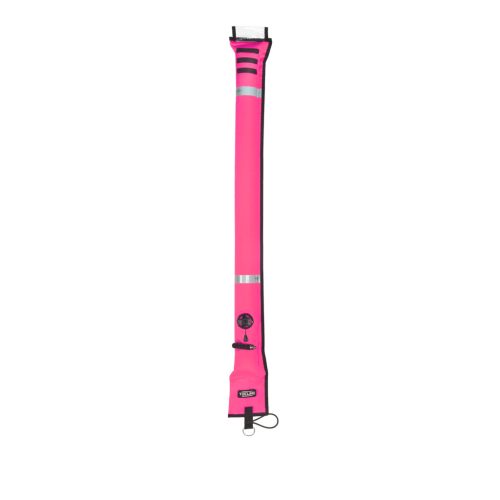 Tecline Closed buoy 11/117 cm, OPR valve, metal oral valve, with d-ring - pink